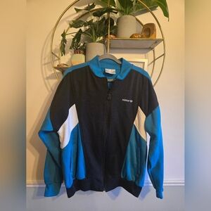 Vintage 80s Adidas Zip Up Jacket